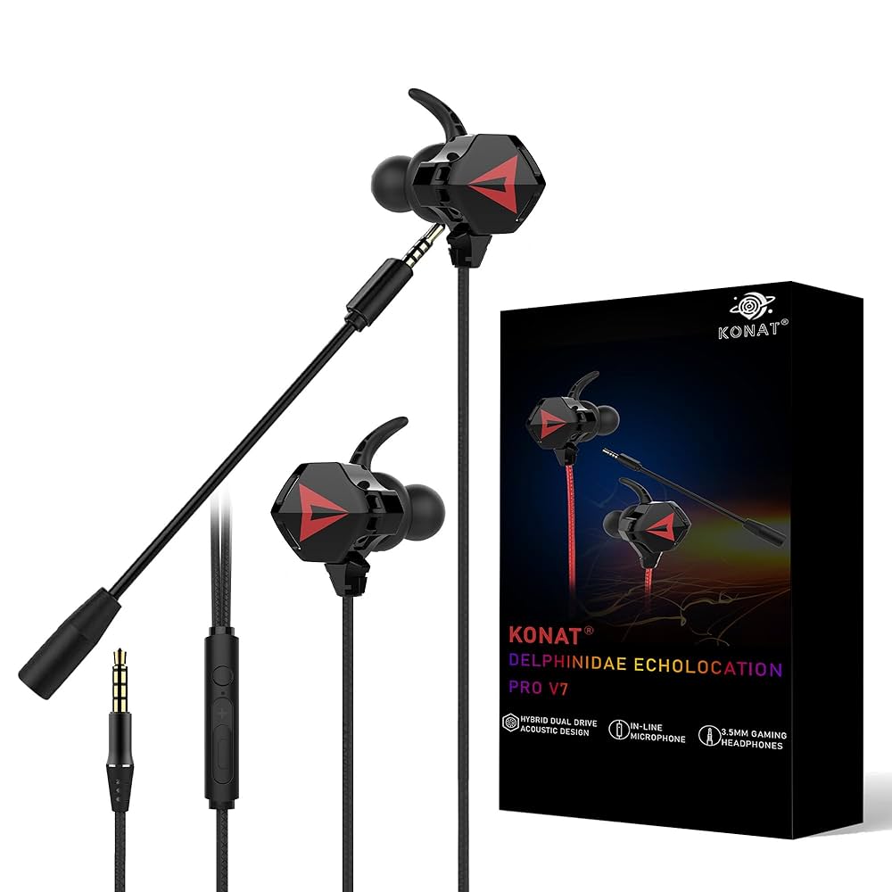 Amazon.co.jp: Pro V7 マイク付きゲーミングイヤホン for Gaming
